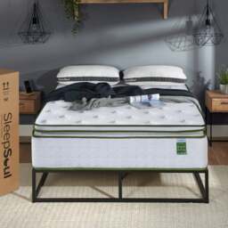 leepSoul Space - Double - 4000 Pocket Spring Orthopaedic Mattress - Foam/Fabric - Vacuum Packed - 4ft6 - thumbnail 2