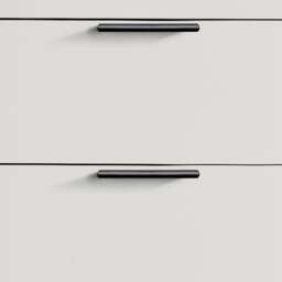 Alba – 4-Drawer Wide Chest of Drawers – Silk Grey – Lacquered MDF - Happy Beds - thumbnail 5