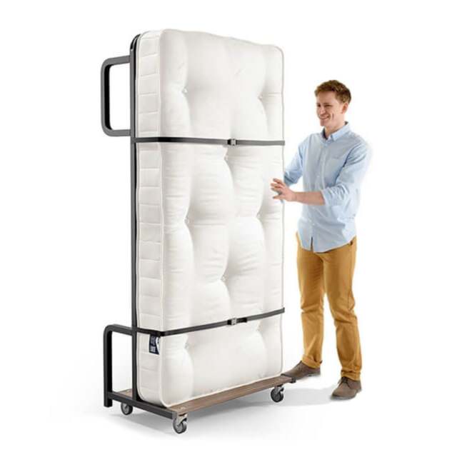 Jay-Be - Contract - Upright Bed with e-Pocket Mattress - Wood - Wooden/Metal/Fabric - 92 x 196 x 54cm - Happy Beds - image 1