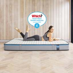 Jay-Be Benchmark S3 Memory Fibre Spring Mattress - 4ft Small Double (120 x 190 cm)
