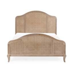 Fleur - Double - Rattan Wooden Bed - Light Oak - Wooden - 4ft6 - Happy Beds - thumbnail 8