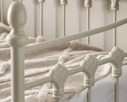 Versailles - Single - Guest Day Bed - White - Metal - 3ft - Happy Beds - thumbnail 7