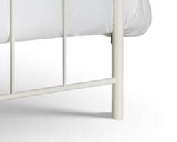 Rebecca - Single - Metal Bed - White - Metal - 3ft - Happy Beds - thumbnail 7