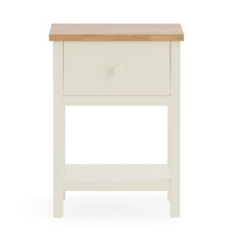 Coxmoor 1-Drawer Bedside Table - Oak - Wooden - Happy Beds - thumbnail 6
