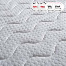 Space 2000 - Double - Pillowtop Mattress - Pocket Spring - 4ft6 (135x190cm) - SleepSoul - Happy Beds - thumbnail 6