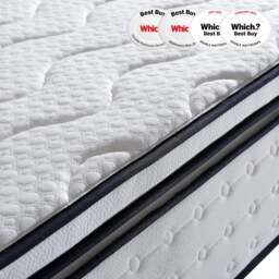 Space 2000 - Double - Pillowtop Mattress - Pocket Spring - 4ft6 (135x190cm) - SleepSoul - Happy Beds - thumbnail 7