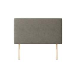 Cornell - King Size - Plain Headboard - Dark Grey - Fabric - 5ft - Happy Beds