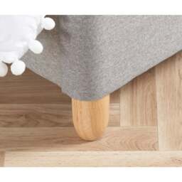 Stockholm - Small Double - Grey - Fabric - Low Foot-End -4ft - Happy Beds - thumbnail 6