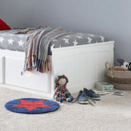 Quest - Single - Storage Bed 3 Drawers - White - Wooden - 3ft - Happy Beds - thumbnail 5