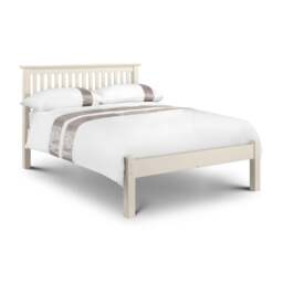 Barcelona - King Size - White Finish Solid Pine Wooden Bed Frame - King - Happy Beds - thumbnail 2