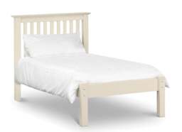 Barcelona - King Size - White Finish Solid Pine Wooden Bed Frame - King - Happy Beds - thumbnail 3