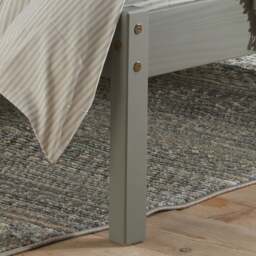 Denver - King Size - Grey - Solid Pine Wood - 5ft - Happy Beds - thumbnail 7