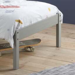 Denver - King Size - Grey - Solid Pine Wood - 5ft - Happy Beds - thumbnail 6