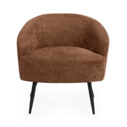 Dahlia - Accent Chair - Brown - Fabric - Happy Beds - thumbnail 6
