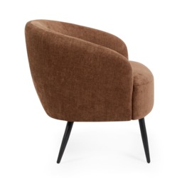Dahlia - Accent Chair - Brown - Fabric - Happy Beds - thumbnail 7