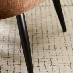 Dahlia - Accent Chair - Brown - Fabric - Happy Beds - thumbnail 4
