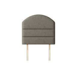 Dudley - Small Double - Lined Headboard - Dark Grey - Fabric - 4ft - Happy Beds - thumbnail 3