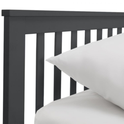 Maisie - Single - Kids Guest Bed - Storage and Underbed Trundle - Dark Grey - Wooden - Single - Happy Beds - thumbnail 5