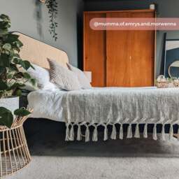 Margot - Super King Size - Rattan Bed - Black - Wooden - Low Foot-End - 6ft - Happy Beds - thumbnail 6