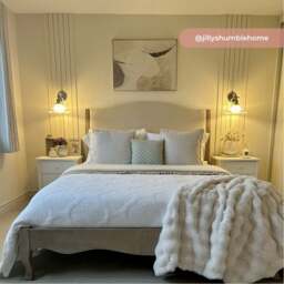 Camille - King Size - Oatmeal Cream - Fabric and Wood - 5ft - Happy Beds - thumbnail 3
