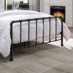 Kinnerton - King-Size - Industrial Style Bed- Black - Metal - 5ft - Happy Beds - thumbnail 5