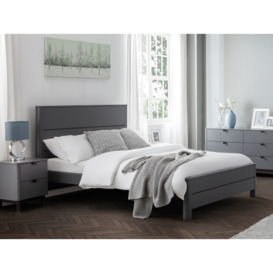 Chloe - King Size - Grey - Wood - 5ft - Happy Beds