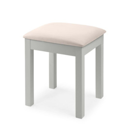 Maine - Dressing Table Stool - Grey - Wooden - Happy Beds