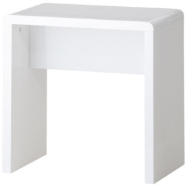 Manhattan - Dressing Table Stool - White - Wooden - Happy Beds