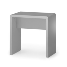 Manhattan - Dressing Table Stool - Grey - Wooden - Happy Beds