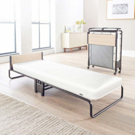 Jay-Be Revolution - Small Single - Folding Guest Bed with Micro Pocket Mattress - 2ft6 - Happy Beds