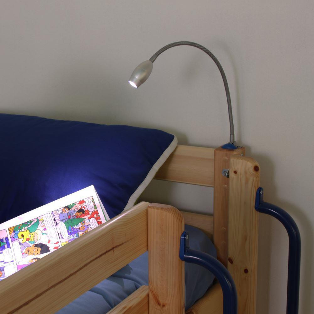 Bendy Bunk - LED Light for Bunk Beds/Mid Sleepers - Silver - Happy Beds