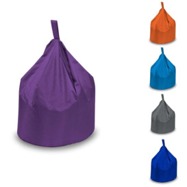 Bonkers - Jazz Large Chino Bean Bag - Purple - Fabric - Happy Beds