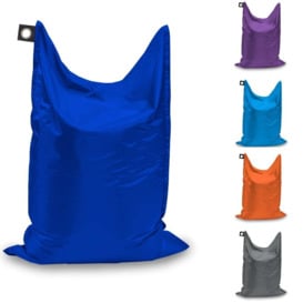 Bonkers - Jumbo Slab Bean Bag - Light Blue - Fabric - Happy Beds