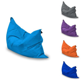 Bonkers - Small Slab Bean Bag - Light Blue - Happy Beds