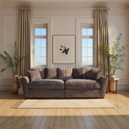 Hannah 4 Seater Sofa in Fabric - Standard Back - Grade A