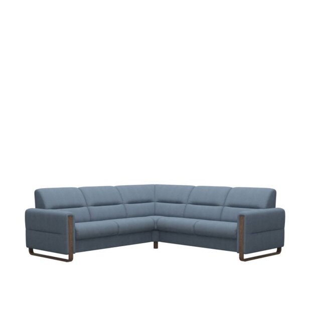 Fiona Corner Group, 2 Seats LHF, 2 Seats RHF, with Wood Arms in Fabric