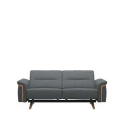 Stella 2 Seater Sofa with Wood Arms in Fabric - 2 Seater Sofas