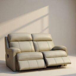 Hardy 2 Seater Power Recliner Sofa In Leather - Standard - Grade P