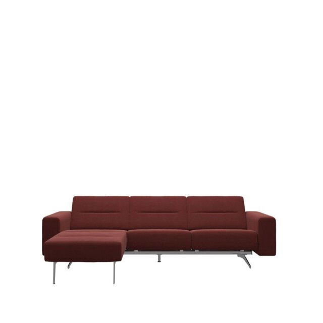 Stella 2 Seater with Medium Longseat LHF, with Upholstered Arms in Fabric - S1