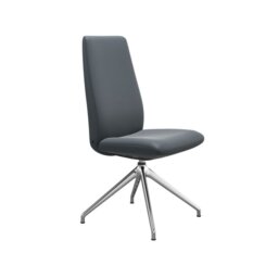 Laurel Large High Back Dining Chair with D350 Legs in Leather - Batick