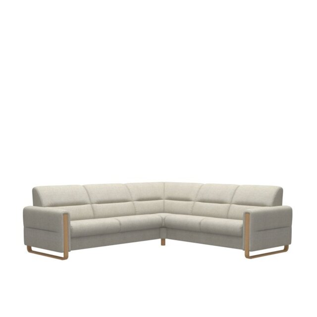 Fiona Corner Group, 2.5 Seats LHF, 2 Seats RHF, with Wood Arms in Fabric