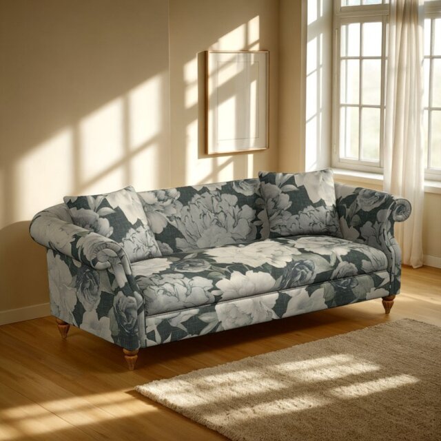 Bowmore Grand Sofa in Fabric - Harris Tweed