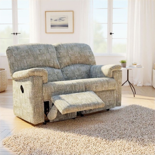 Chloe 2 Seater Recliner in Fabric - Manual - Left-Hand Facing - Grade W