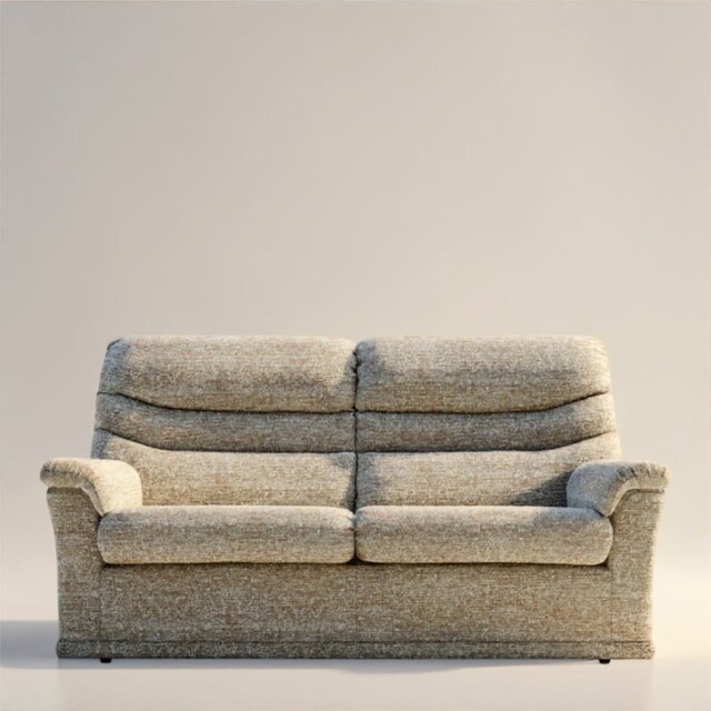 Malvern 3 Seater 2 Cushion Sofa in Fabric - Grade W