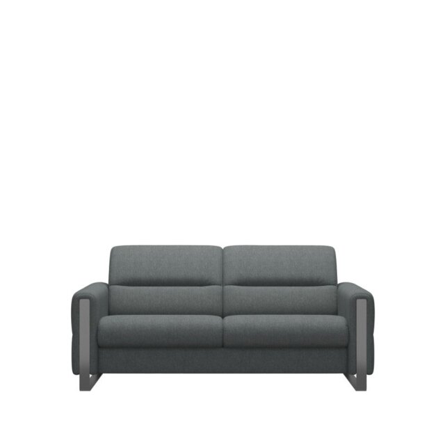 Fiona 2.5 Seater Sofa with Steel Arms in Fabric