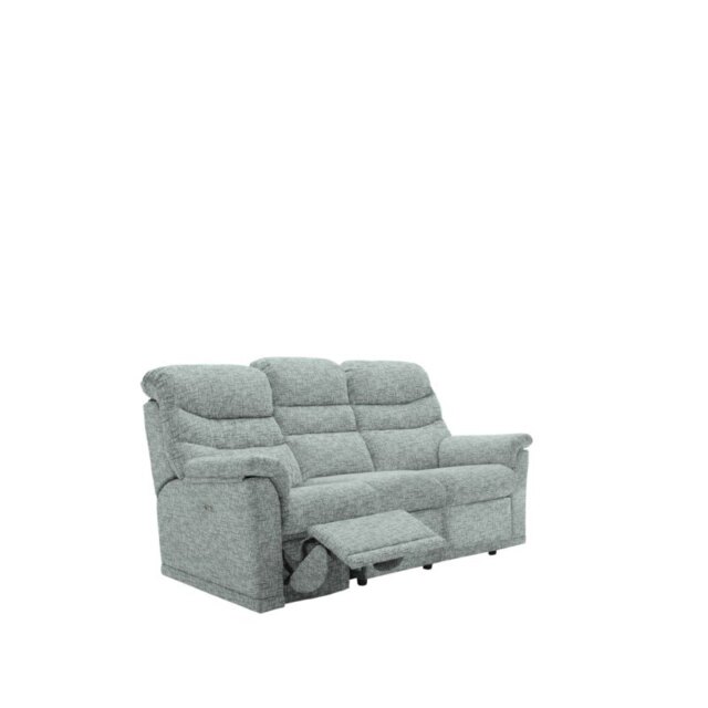 Malvern 3 Seater 3 Cushion Recliner in Fabric - Left Hand Facing - Manual - Grade W