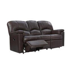 Chloe 3 Seater Recliner in Leather - Power - Left-Hand Facing - Grade P