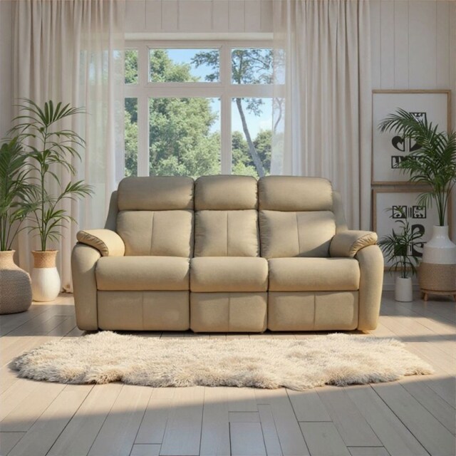 G Plan Kingsbury 3 Seater Sofa in Leather - Grade N