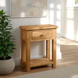 Arundel Light Oak Small Console Table