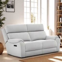 Winchester 3 Seater Recliner in Fabric - Power Head Tilt and Lumber - Band A